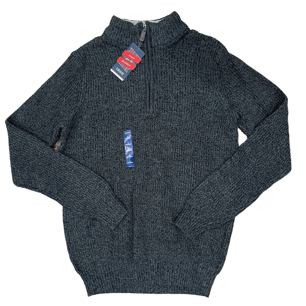 IZOD 1/4 Zip Mock Neck Sweater